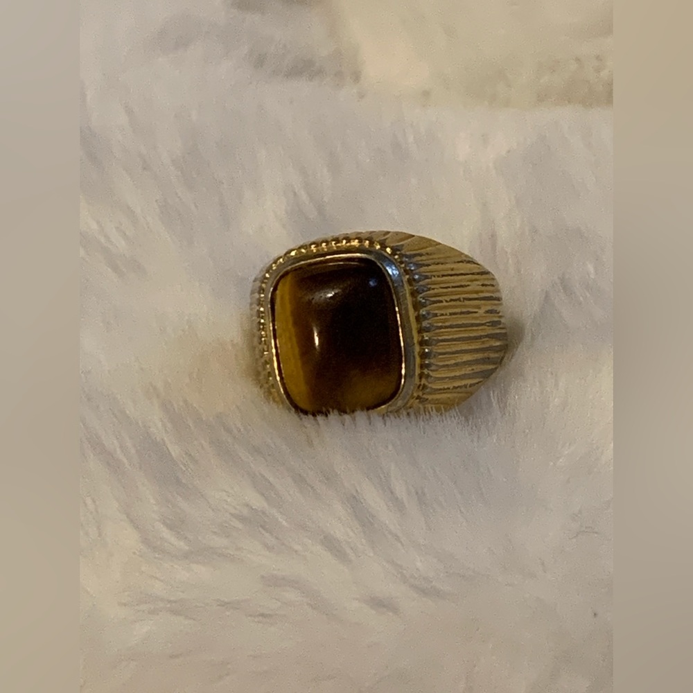 Antique tigers eye ring